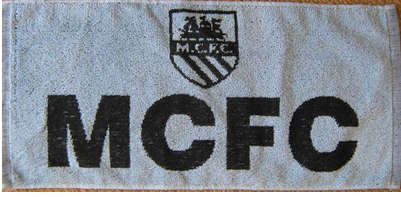 Bar towel. Manchester City foot ball club.