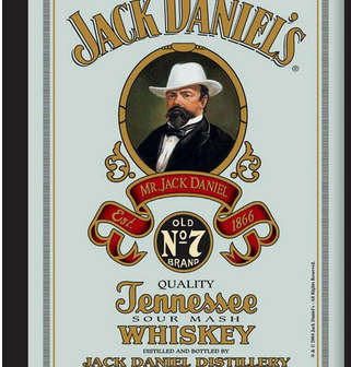 Jack Daniel`s pub / bar mirror.