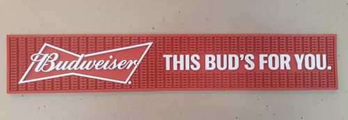 Budweiser bar mat / wetstop PVC hedgehog.