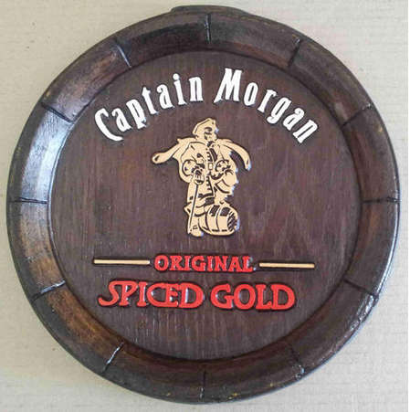 Captain Morgan Spiced Gold barrel end