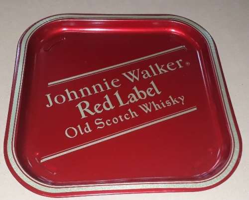 Johnnie Walker Red Label Waiter Tin Tray