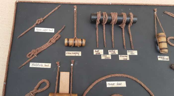 Decorative Maritime and Sailors Rope Knot Board c.1900