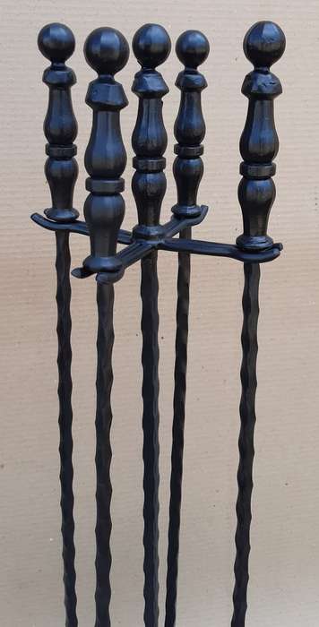 Fireplace Companion Tool Set 5 Pieces 90cm Tall