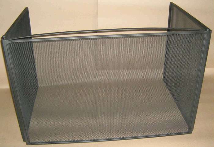 Fireplace Child Pet Surround Screen Center 122cm Side Panels 75cm Height 85cm