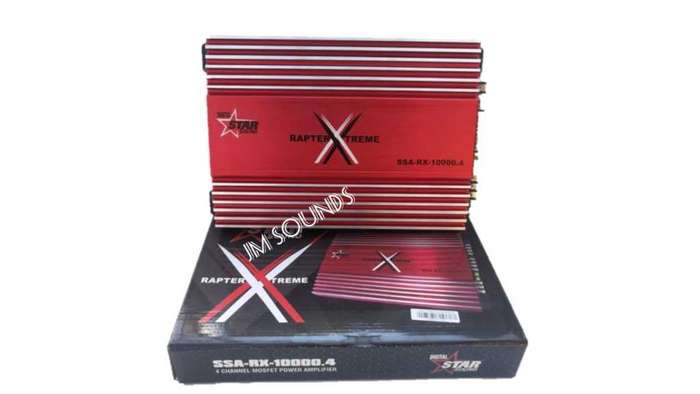 STARSOUND SSA-RX-10000.4 RAPTER EXTREME 4CHANNEL AMPLIFIER