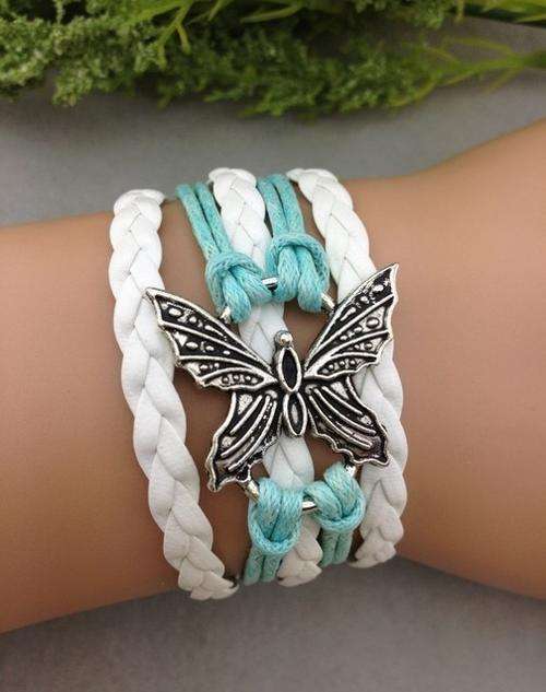 Bracelet- -Butterfly Charm