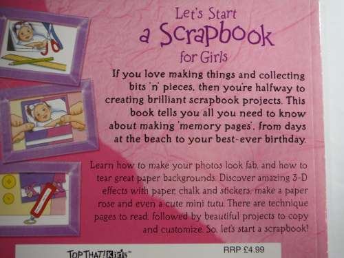 Lets Start a Scapbook for Girls: Softcover