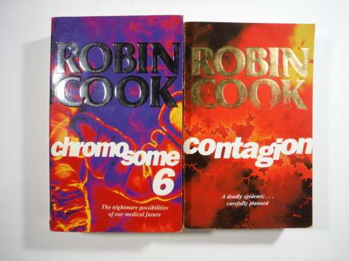 A Pair of Robin Cook Novels: Chromosome6 and Contagion ( Medical Horror )