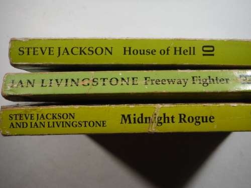 A Lot of 3 Vintage Fighting Fantasy Paperbacks