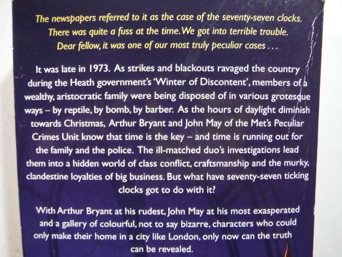 Seventy-Seven Clocks : A Bryant & May Mystery - Paperback - Christopher Fowler
