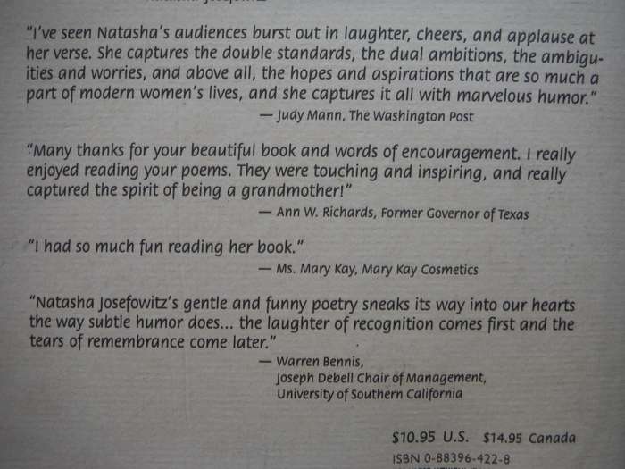 Too Wise to Want to Be Young Again - Paperback - Natasha Josefowitz, Ph.D.
