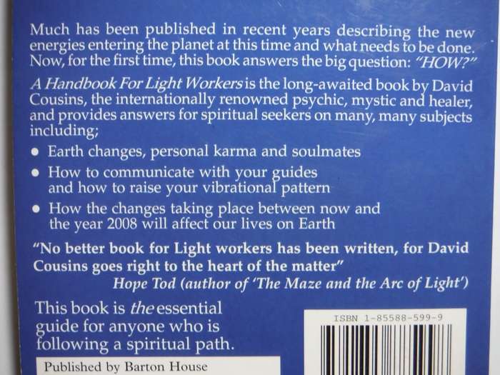 A Handbook for Light Workers - Paperback - David Cousins