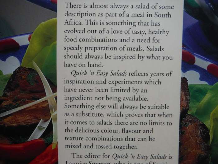 Quick n Easy : Salads, Dressings & More - Softcover