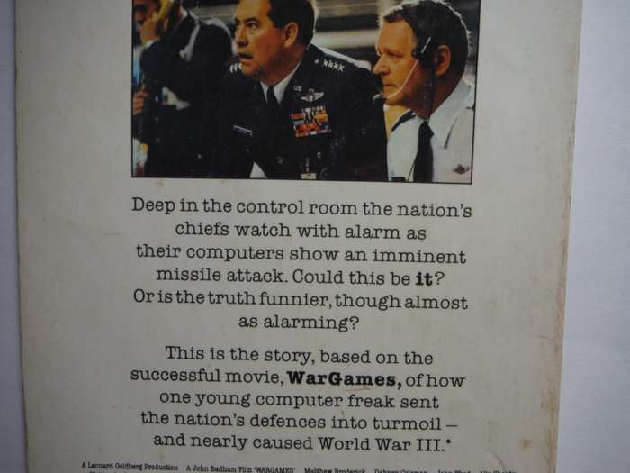 Wargames - Paperback - David Bischoff - 1983