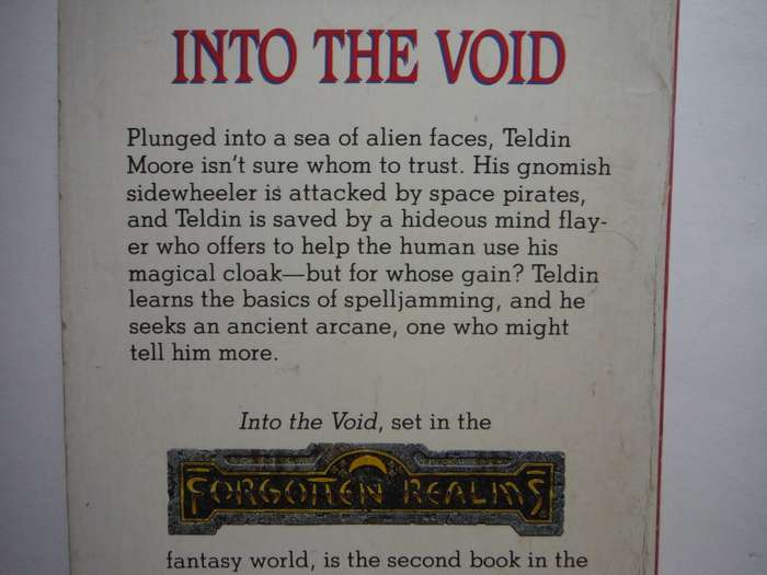 Spelljammer Books : Into the Void : The Cloakmaster Cycle Two - Paperback - Nigel Findley