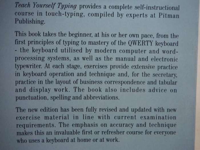 Teach Yourself Typing : A Step-by-Step Guide to Keyboard Mastery - Paperback