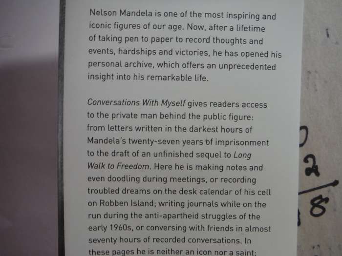 Nelson Mandela : Conversations with Myself - Hardcover