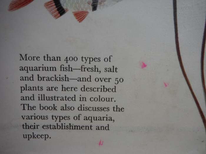 Collins Guide to Aquarium Fishes and Plants - Hardcover - Arne Schiotz - 1972