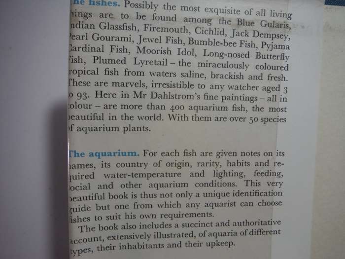 Collins Guide to Aquarium Fishes and Plants - Hardcover - Arne Schiotz - 1972