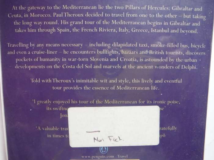 The Pillars of Hercules : A Grand Tour of the Mediterranean - Paperback - Paul Theroux