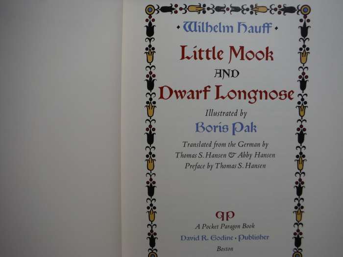 Little Mook & Dwarf Longnose - Hardcover - Wilhelm Hauff