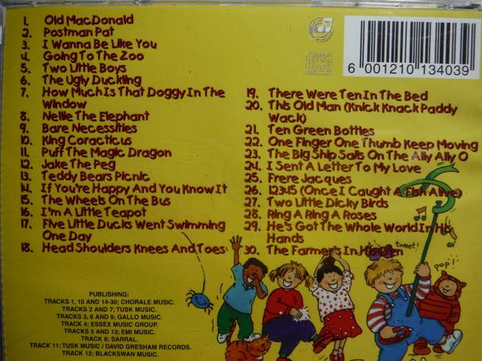 30 Children`s Playgroup Favourites - CD