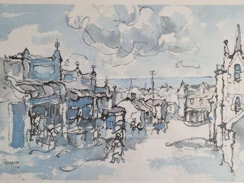 Gregoire Boonzaier!! Limited Edition Signed and numbered 777/850 with Proof Stamp, Colour Lithograph