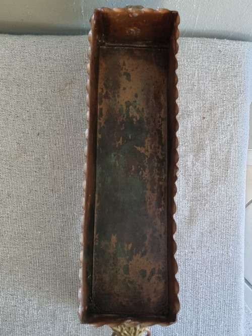 Empire Style Hammerred Copper and Brass Planter!!
