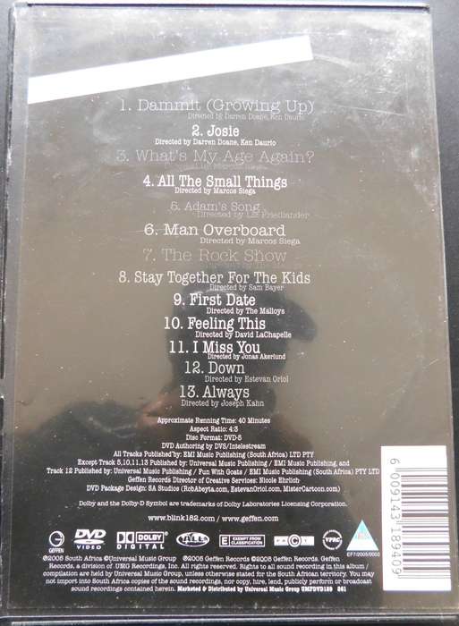 BLINK 182  - Greatest Hits -  [DVD]