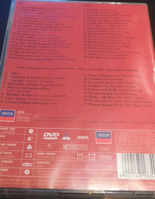 THE THREE TENORS -  THE VERY BEST OF  [2 DVD]
