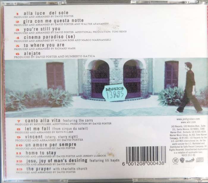 JOSH GROBAN - Josh Groban [CD]