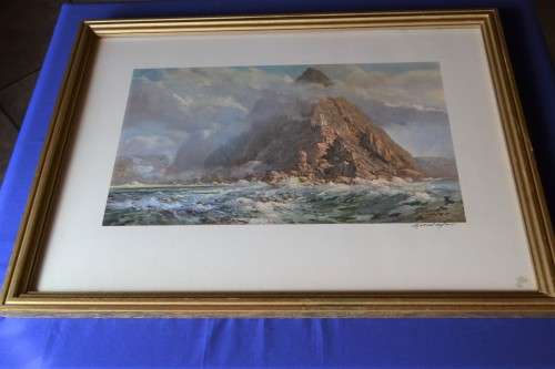 Large Gabriel de Jongh Print - Signed x 2  - Framed behind Glass
