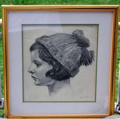 Great Signed Sketch - Framed Behind Glass
