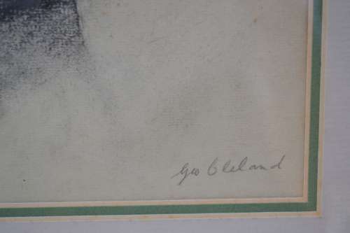 Great Signed Sketch - Framed Behind Glass