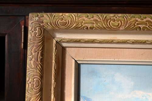 Geo B Matthee - Framed Oil on Board Landscape - Signed