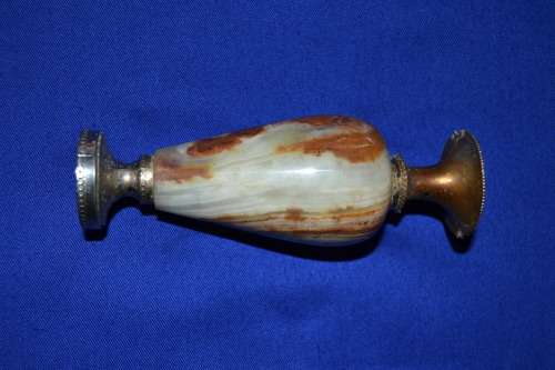 Alabaster Candle Holder