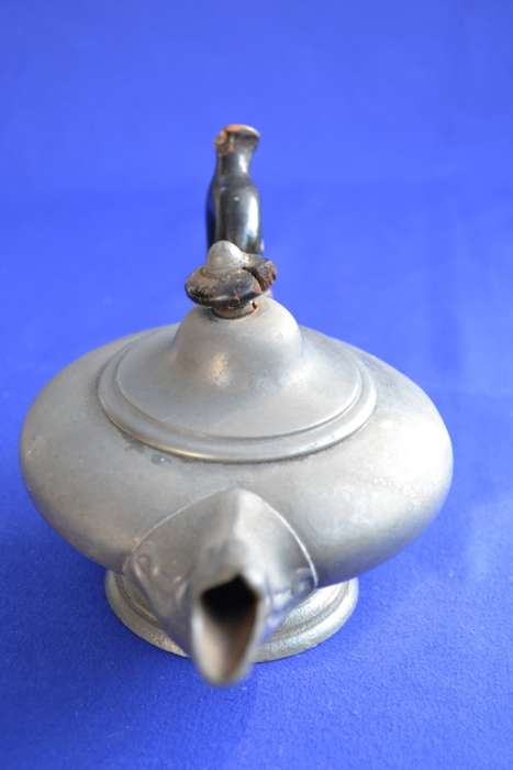 Antique Pewter Bachelor Tea Pot c1840s