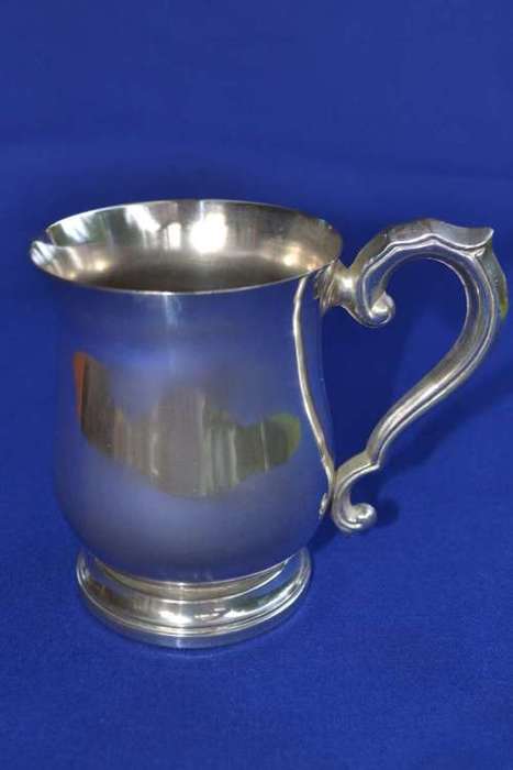 Silver Plate Mug - Made in Hong Kong