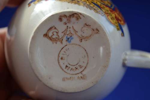 Tea Cup Commemorating the Coronation of King George VI and Queen Elizabrth 1937