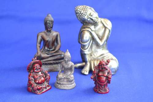 Buddha Figures - 5 Pieces