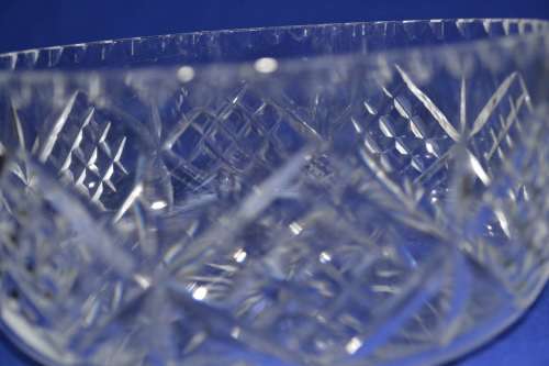 Small Cut Crystal Fruit Bowl