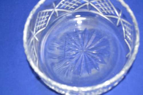 Small Cut Crystal Fruit Bowl