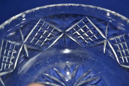 Small Cut Crystal Fruit Bowl