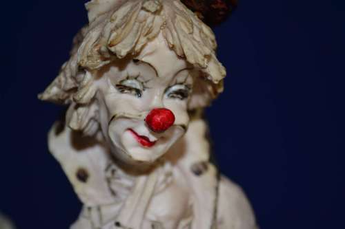 Pair of Vintage A. Santini Hobo Clown Figures