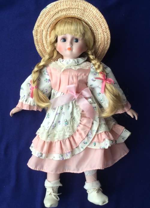 Vintage Porcelain Doll