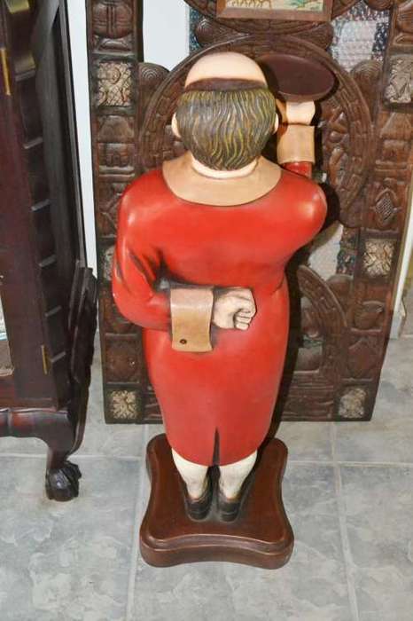 *Extremely Rare* Large Vintage Resin Butler Statue