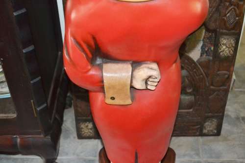 *Extremely Rare* Large Vintage Resin Butler Statue