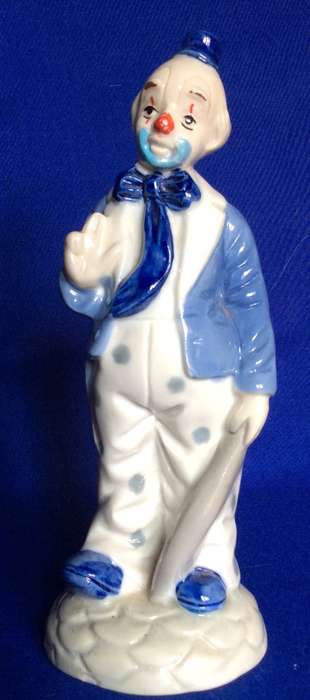 Porcelain Clown Figurines