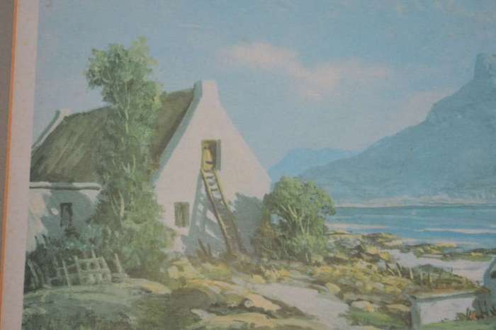 Gabriel de Jongh Print - Table Mountain - Signed with Personalised Message