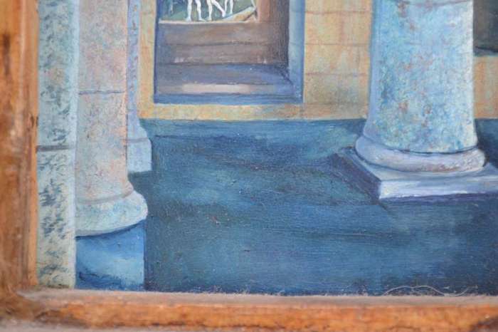 Nancy Thomson Oil `The Entrance`